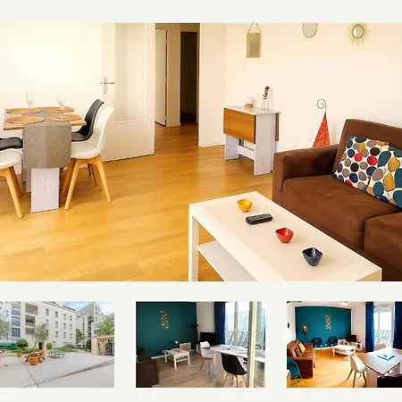 Close To Paris, Metro,rer, 6 People, Pkg Appartamento *